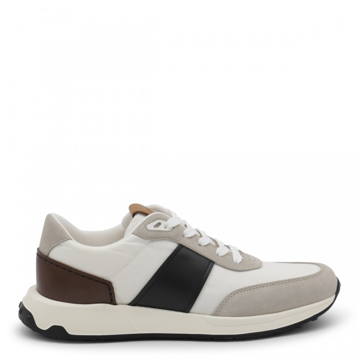 WHITE AND GREY SNEAKERS