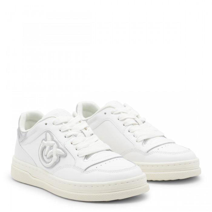 WHITE AND SILVER SNEAKERS 2