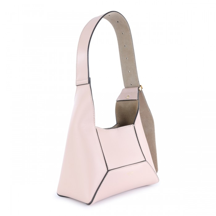 PINK CALF LEATHER SHOULDER BAG 2
