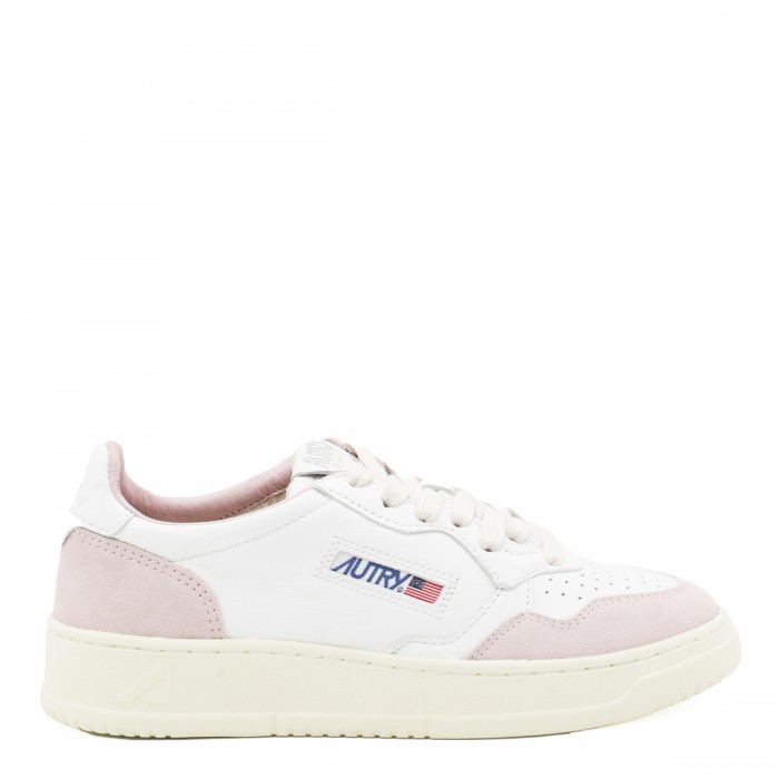 WHITE AND BEIGE SNEAKERS
