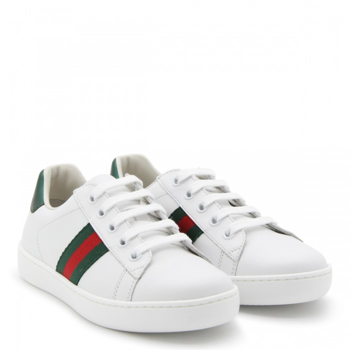 WHITE RED AND GREEN LEATHER... 2