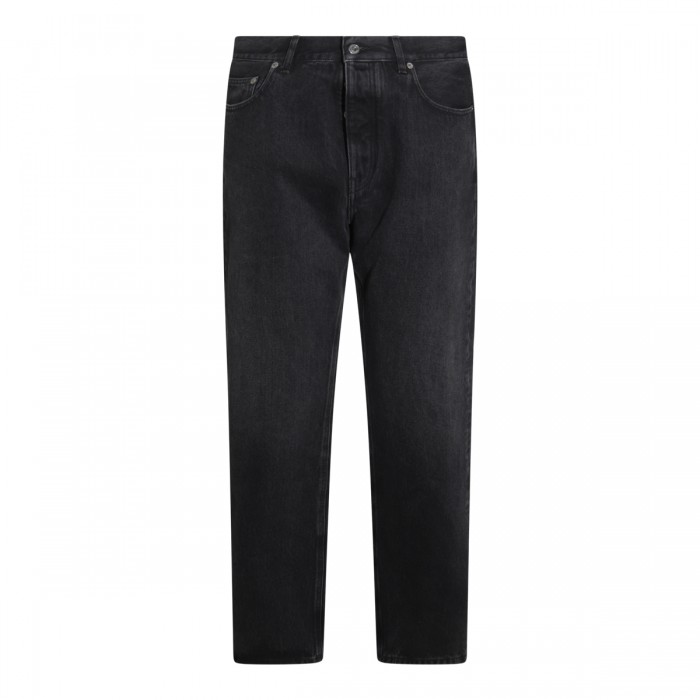 BLACK COTTON DENIM JEANS