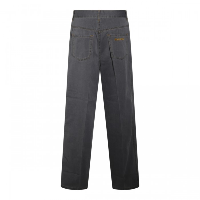 GREY COTTON JEANS 2