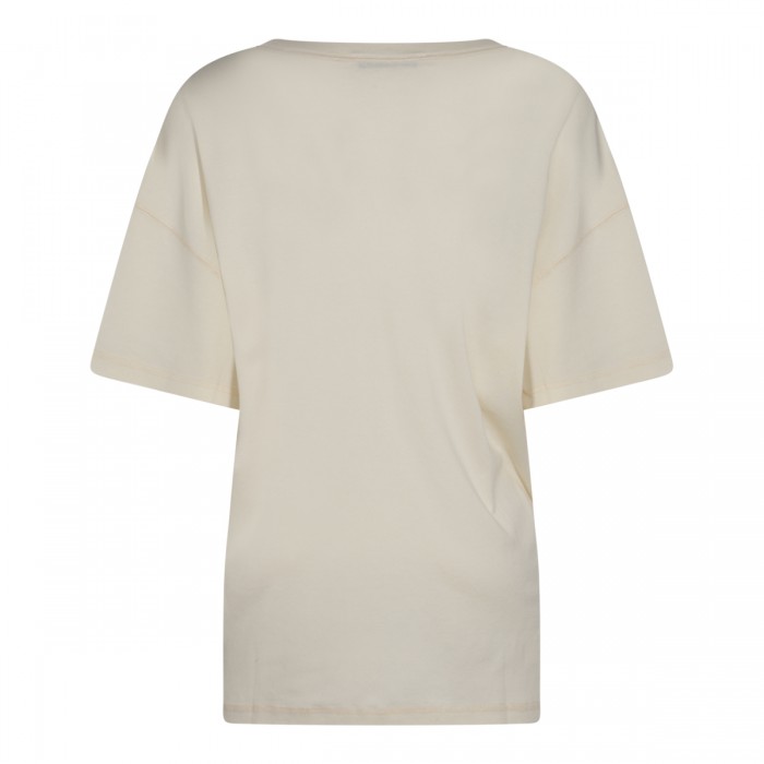 BEIGE COTTON T-SHIRT 2