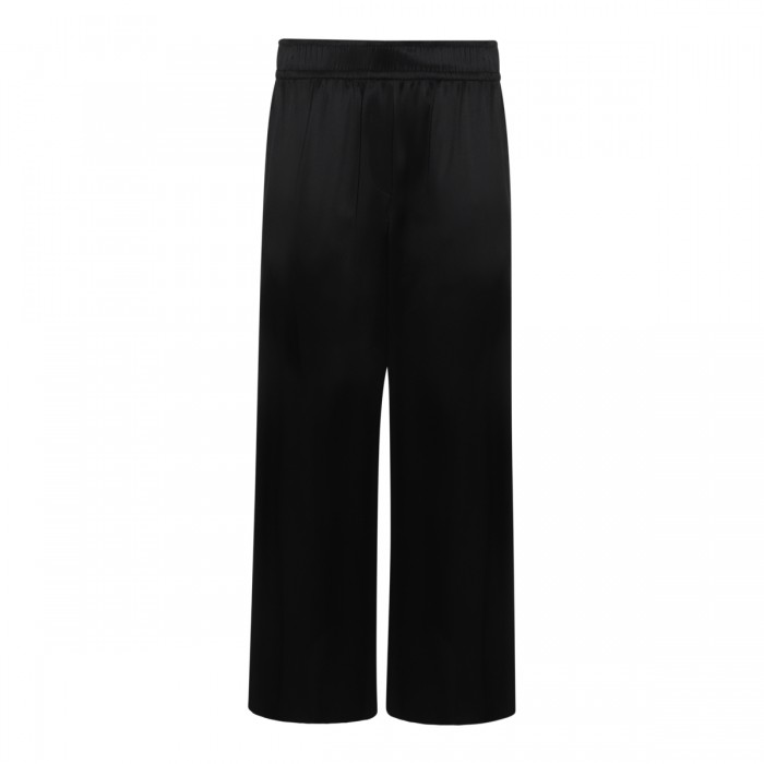 BLACK SILK PANTS