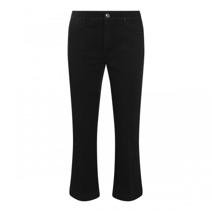 BLACK COTTON NILLY JEANS