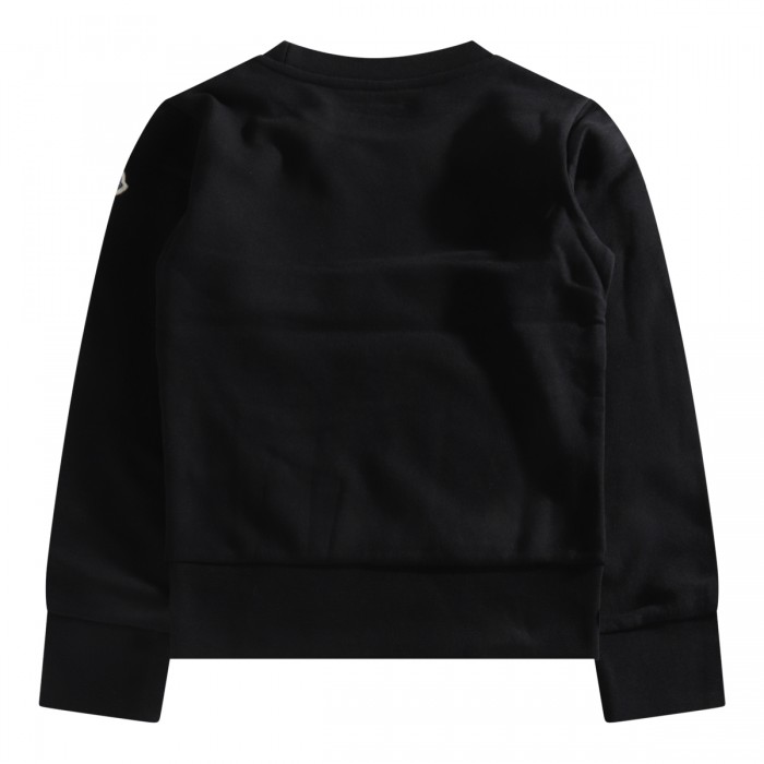 BLACK COTTON SWEATSHIRT 2