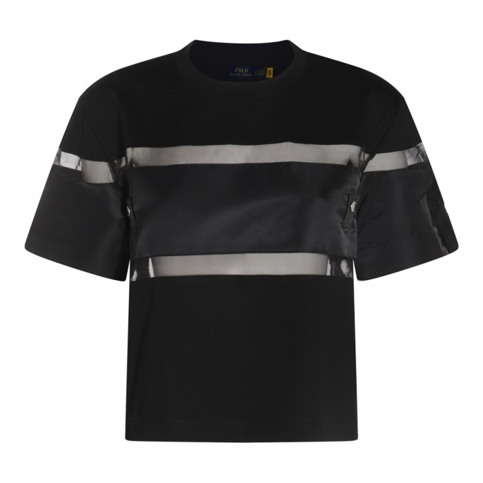 BLACK COTTON T-SHIRT