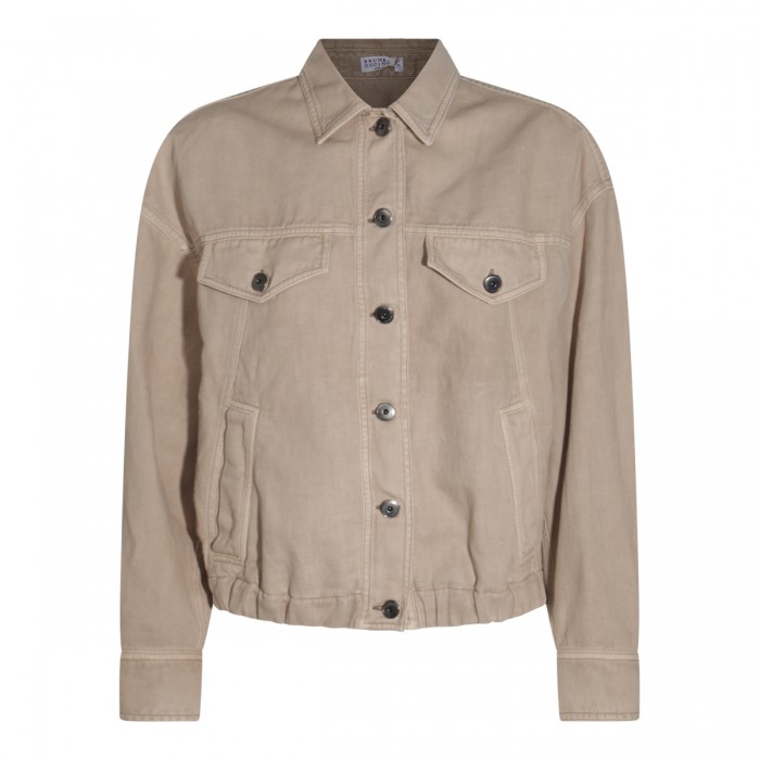 BEIGE DENIM JACKET