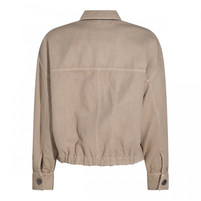 BEIGE DENIM JACKET 2