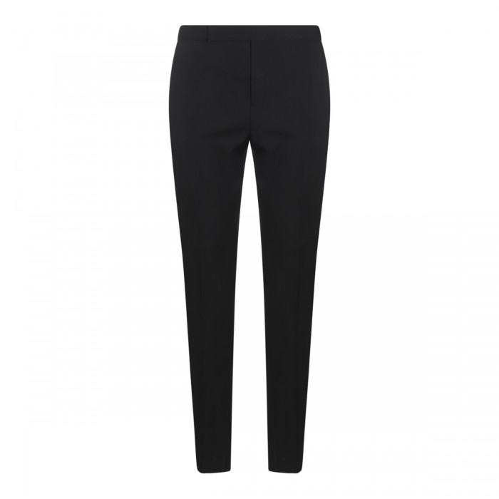 BLACK WOOL PANTS