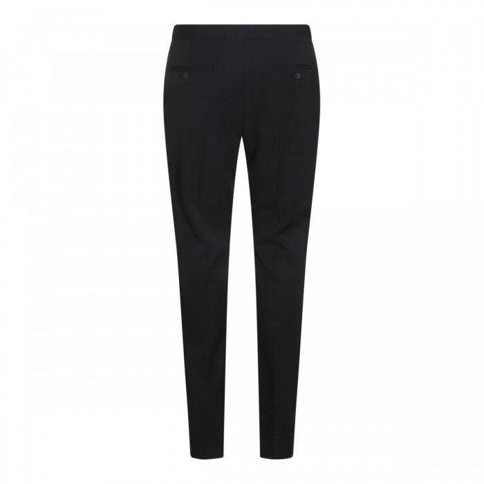 BLACK WOOL PANTS 2