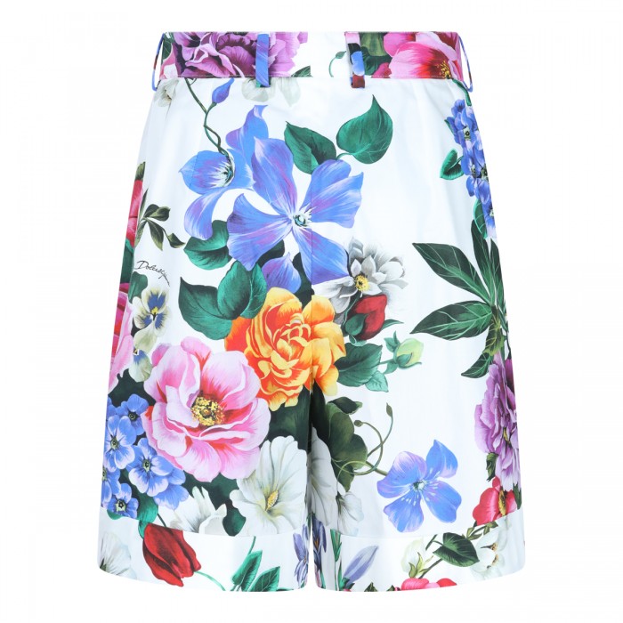 MULTICOLOR COTTON SHORTS 2