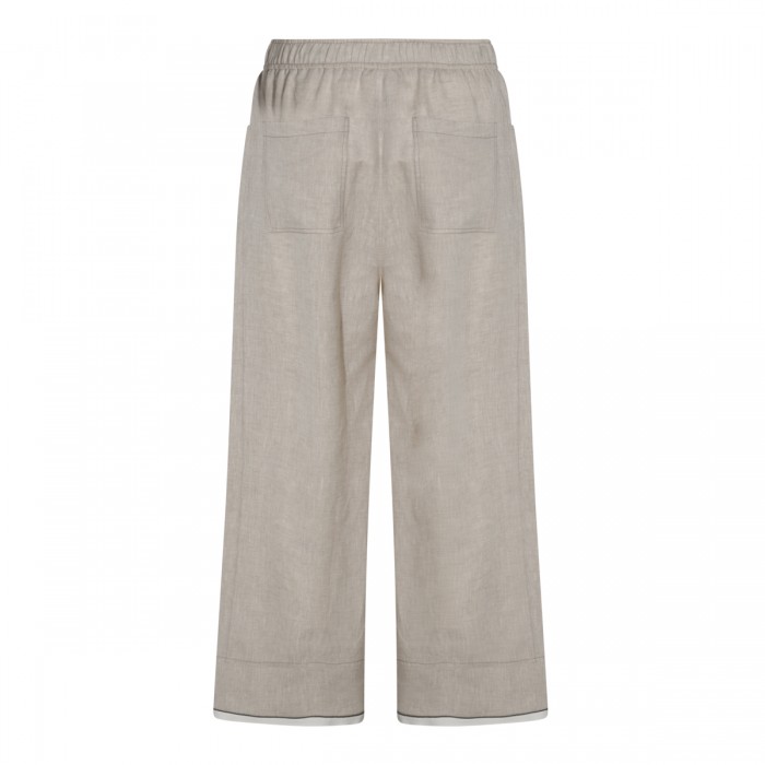 BEIGE LINEN PANTS 2