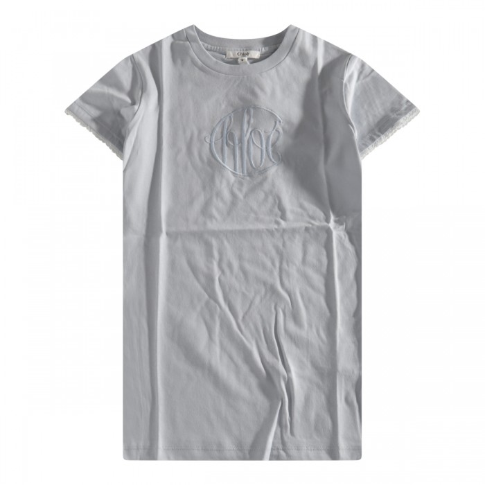 LIGTH BLUE COTTON T-SHIRT