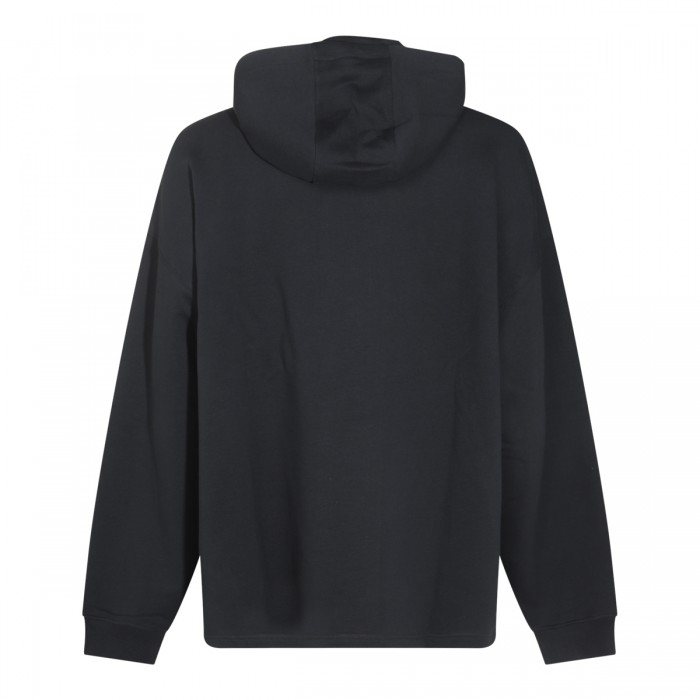 BLACK COTTON SWEATSHIRT 2