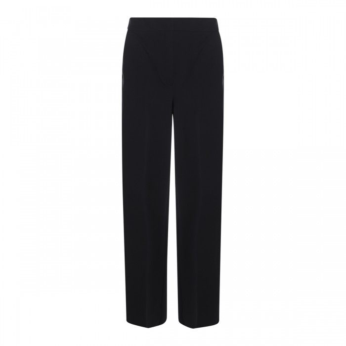 DARK BLUE ORCHE COTTON PANTS