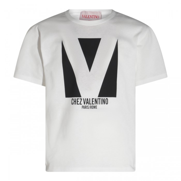 WHITE COTTON T-SHIRT