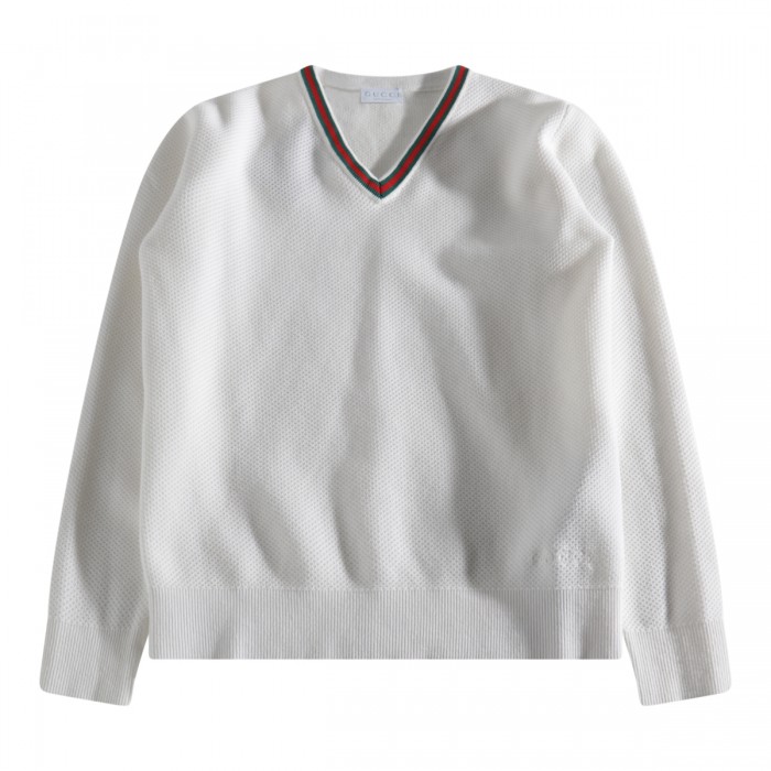WHITE COTTON KNITWEAR