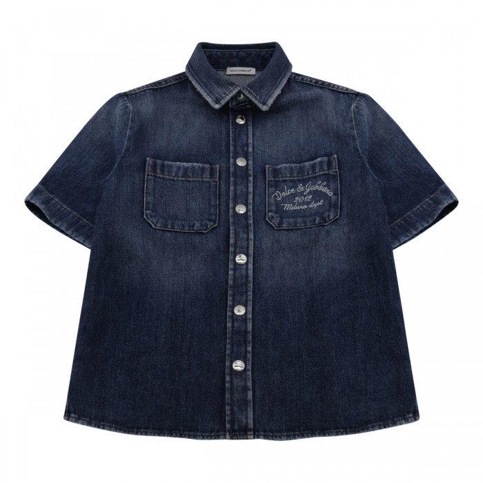 BLUE COTTON SHIRT