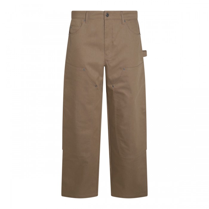 BROWN COTTON PANTS