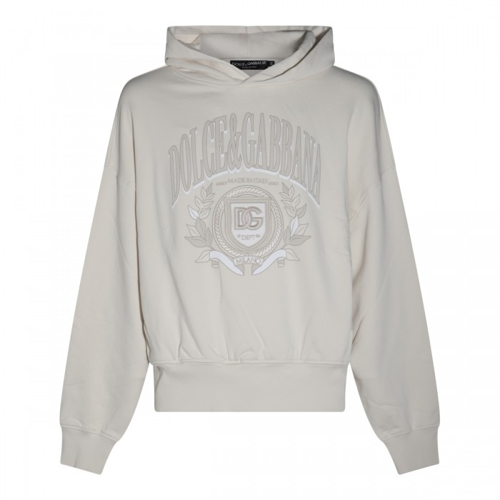 CREAM COTTON SWEATSHIRT