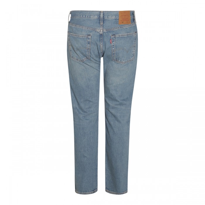 BLUE COTTON DENIM JEANS 2
