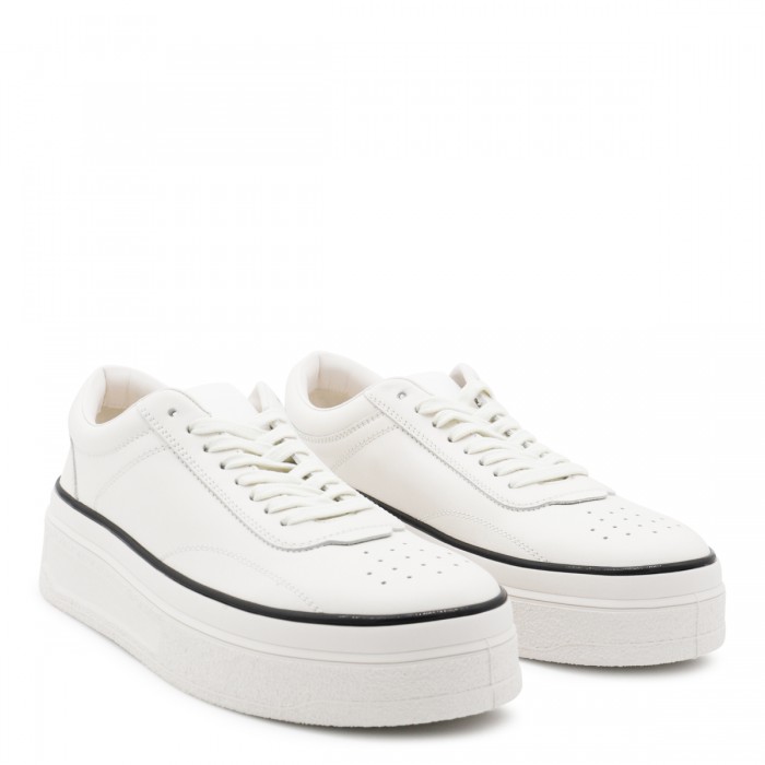 WHITE LEATHER SNEAKERS 2