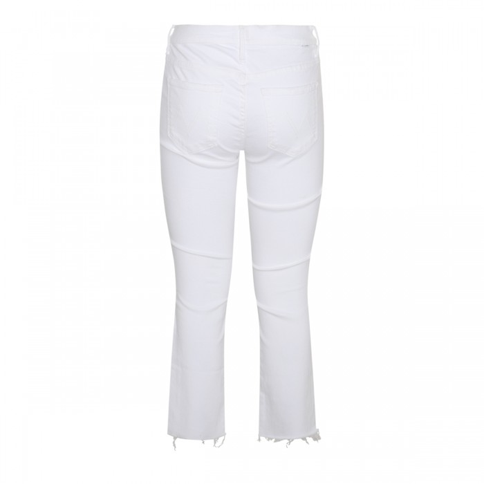 WHITE COTTON JEANS 2