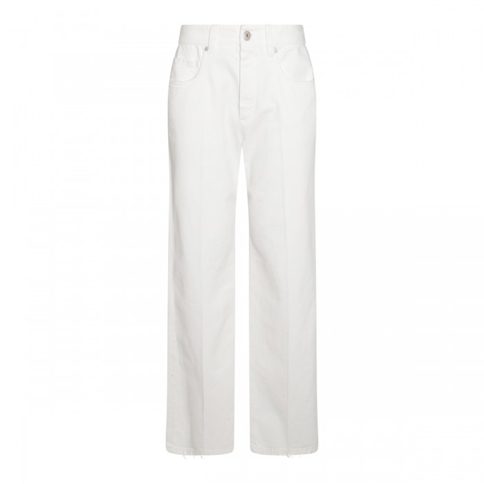 WHITE COTTON PANTS