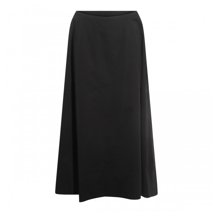 BLACK COTTON SKIRT