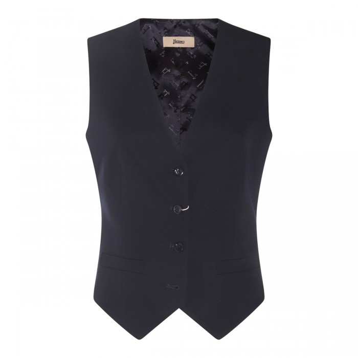 BLUE GILET TOP