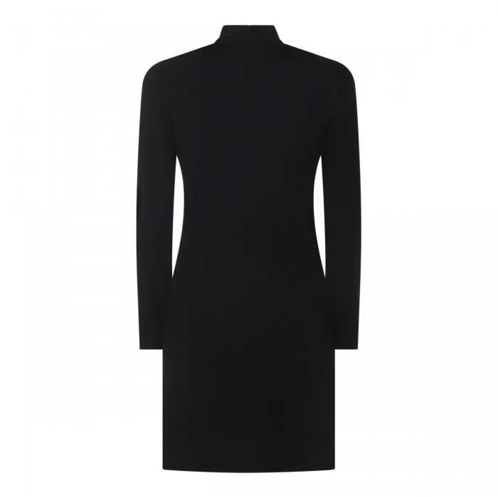 BLACK VISCOSE DRESS 2