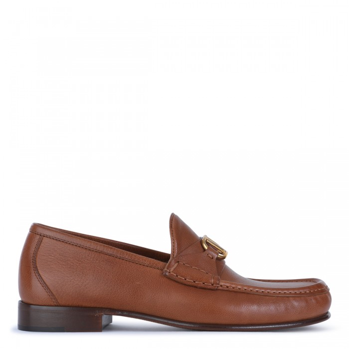 DARK BROWN LEATHER LOAFERS