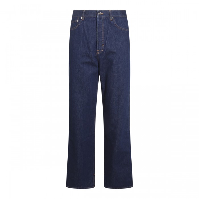 BLUE COTTON DENIM JEANS