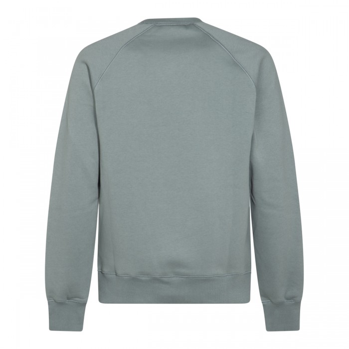 GREEN COTTON SWEATSHIRT 2