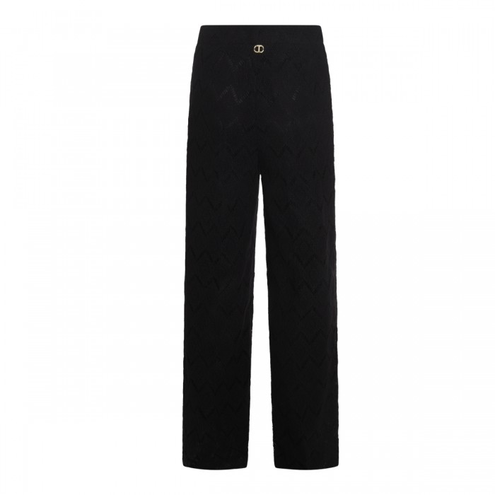 BLACK COTTON PANTS 2