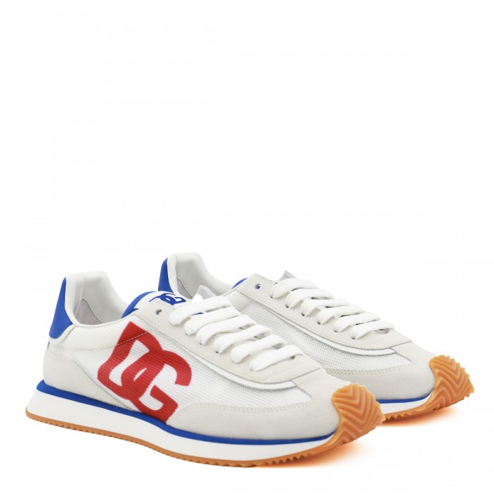 WHITE AND BLUE SNEAKERS 2