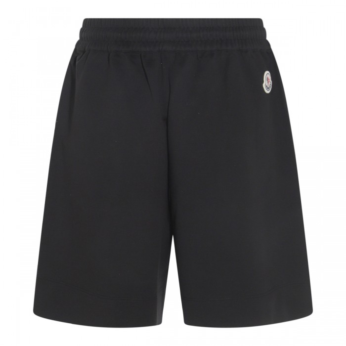 BLACK COTTON SHORTS 2
