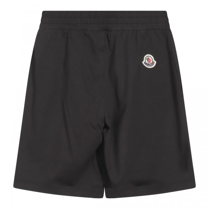 BLACK COTTON SHORT