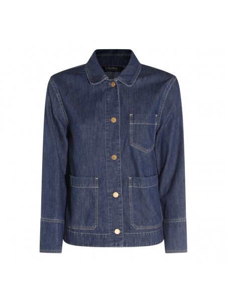 BLUE COTTON GIULIETTA DENIM JACKET