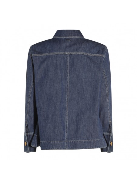 BLUE COTTON GIULIETTA DENIM JACKET