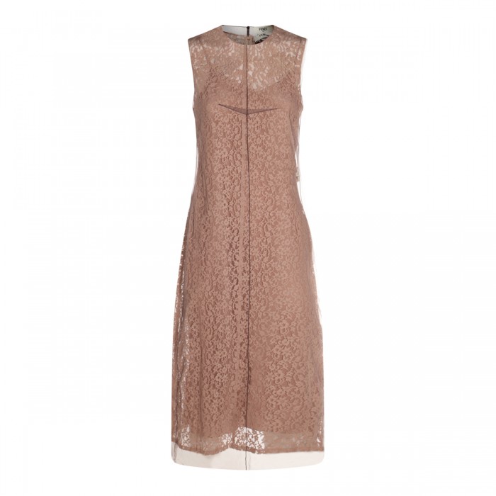 ANTIQUE PINK COTTON DRESS