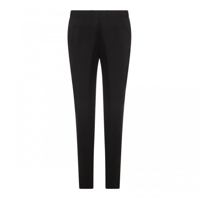 BLACK WOOL PANTS 2