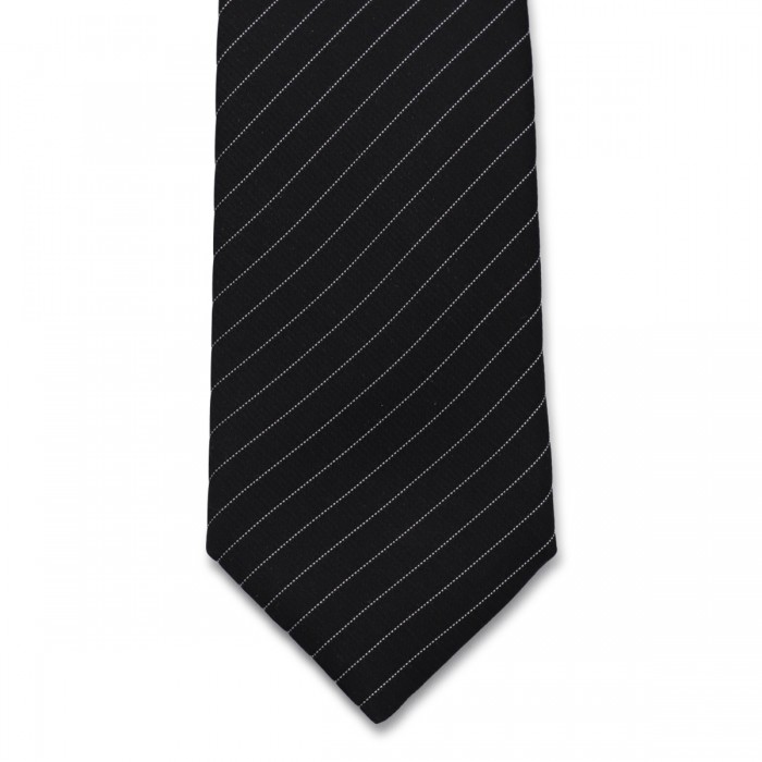 BLACK SILK TIE 2