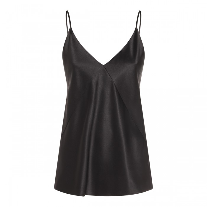 BLACK SILK QUASSIA TOP