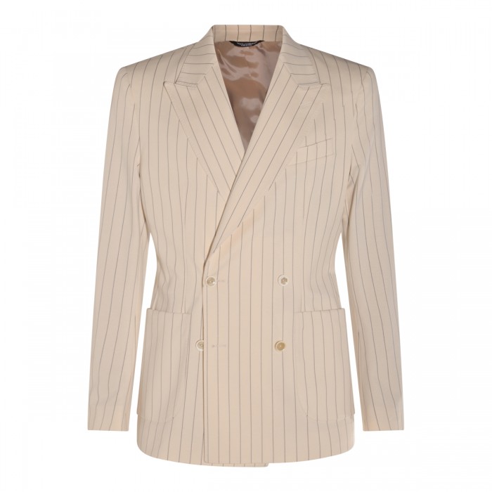 CREAM COTTON BLAZER