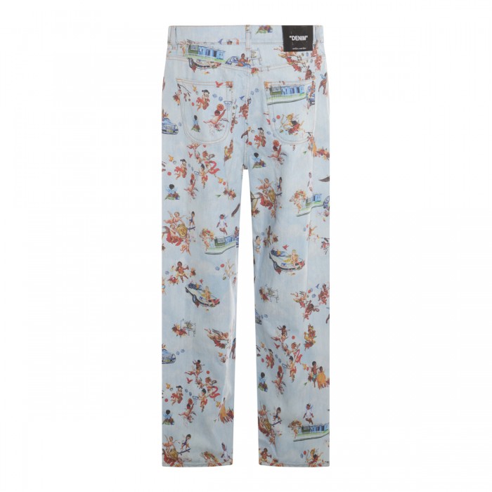 MULTICOLOR COTTON DENIM JEANS 2