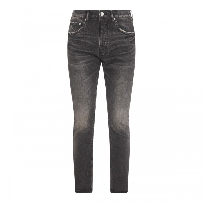 DARK GREY SKINNY TINTED JEANS