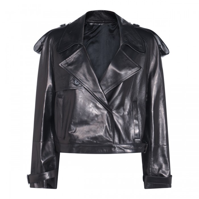 VIP【関税送料無料】希少 MAX MARA BLACK LEATHER GIRINO JACKET productkxvf.jpg